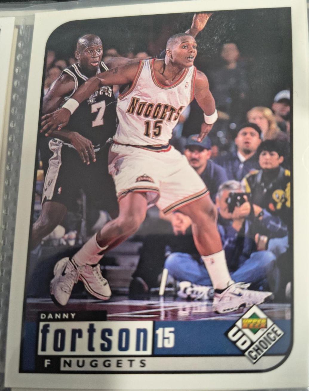 Danny Fortson #37 1998-99 UD Choice Basketball