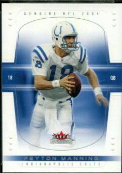 Peyton Manning #43 2004 Fleer Genuine Football