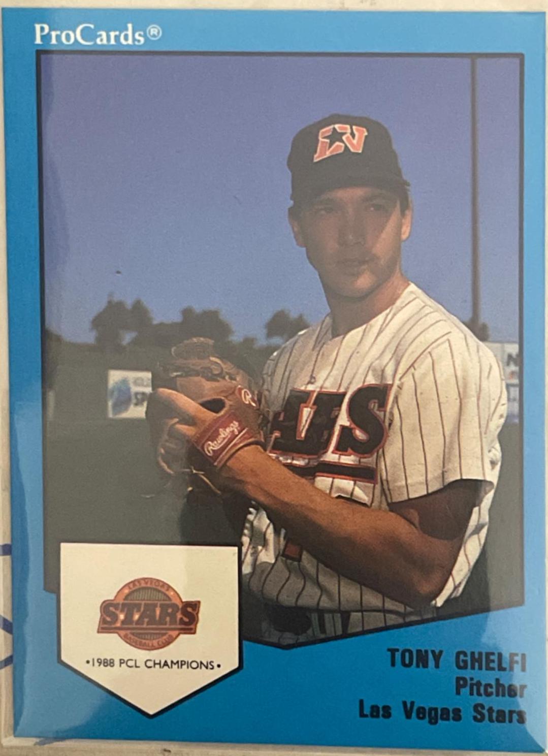 Tony Ghelfi Baseball Cards 1989 Procards