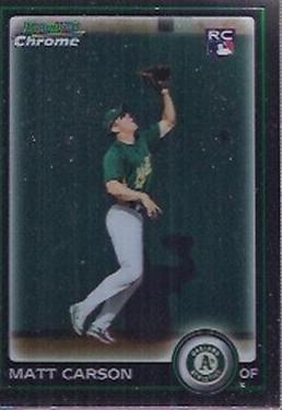 MATT CARSON #182 Baseball Cards 2010 Bowman Chrome