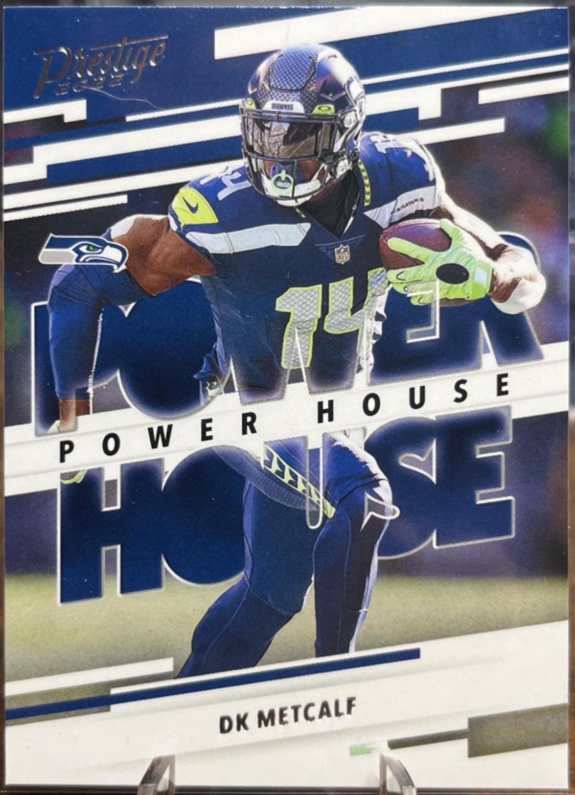 DK Metcalf #PH-10 Football Cards 2022 Panini Prestige Power House