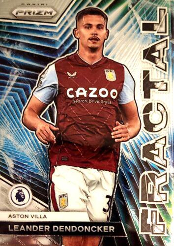 Leander Dendoncker #17 Soccer Cards 2022 Panini Prizm Premier League Fractal