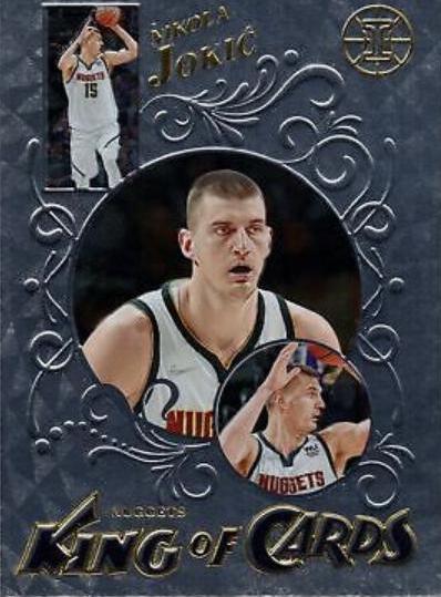 Nikola Jokic #5 Basketball Cards 2021 Panini Illusions King of Cards