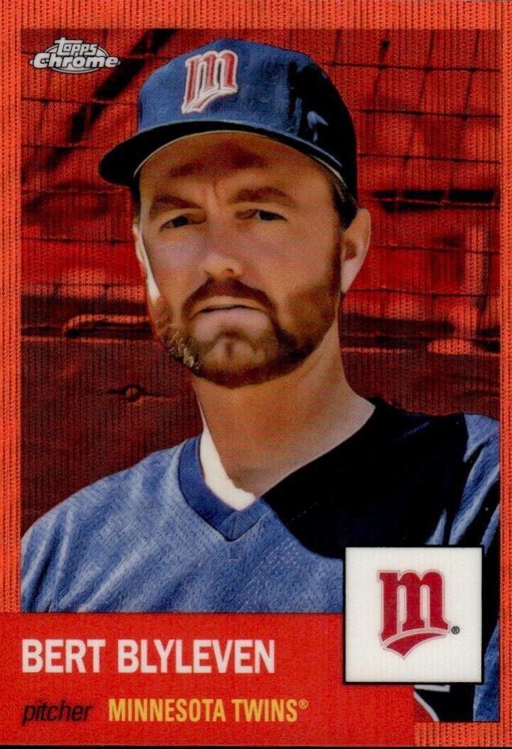 Bert Blyleven [Orange Wave Refractor] #343