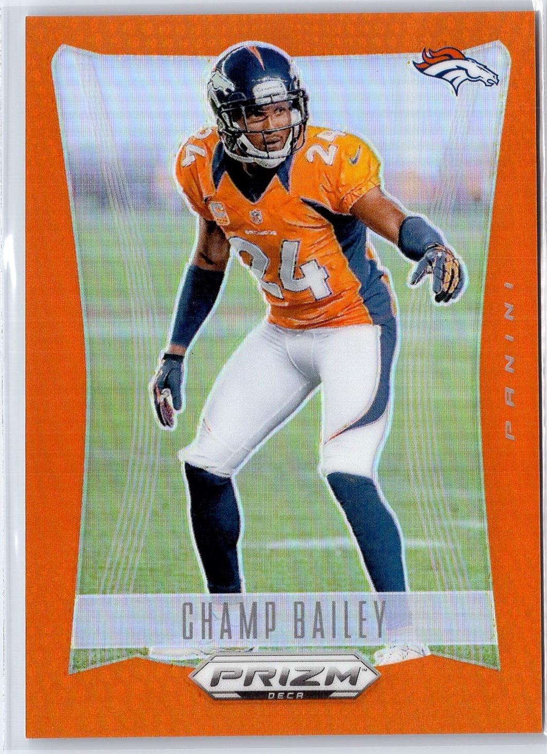 Champ Bailey [Orange] #95 Prices | 2024 Panini Prizm Deca | Football Cards