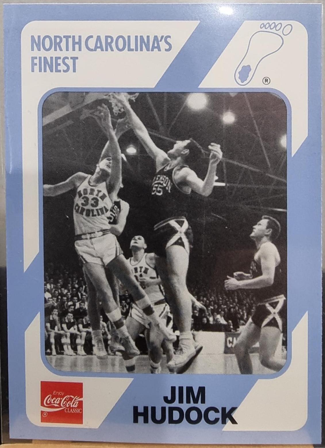 Jim Hudock #143 Basketball Cards 1989 Collegiate Collection North Carolina