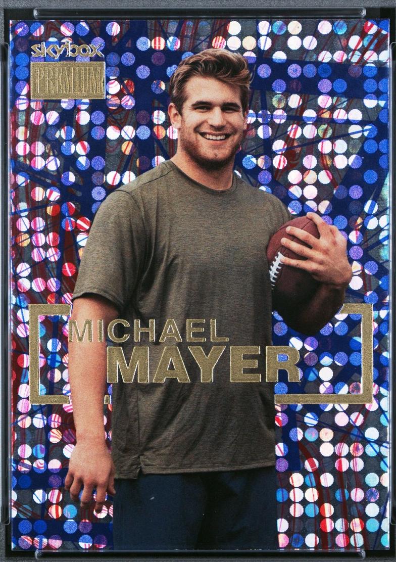 Michael Mayer #S-29 2023 Skybox Metal Universe Champions Skybox Premium Basketball