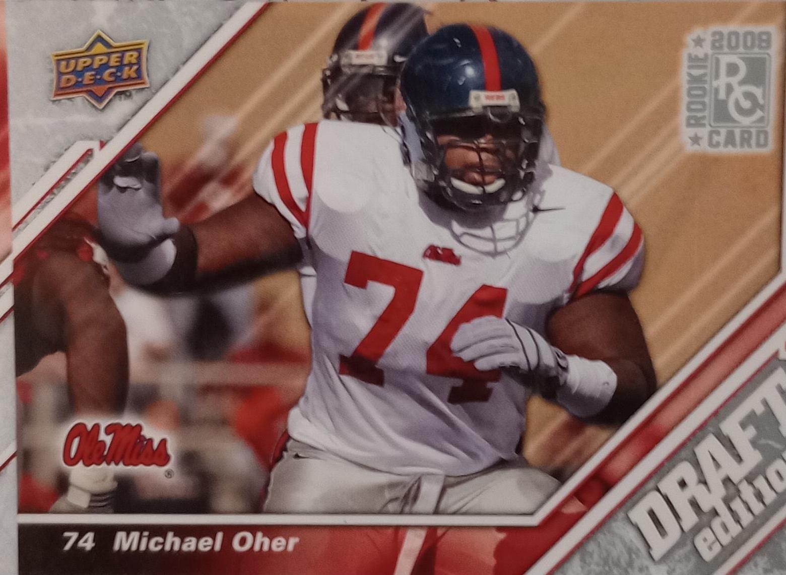 Michael Oher #X5DLD Football Cards 2009 Upper Deck Draft Edition