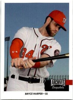 Bryce Harper #AS-BH Baseball Cards 2017 Topps Archives Snapshots