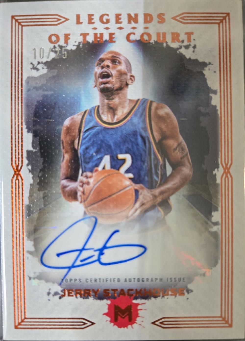 Jerry Stackhouse [Cadmium Orange] #LCS-JST