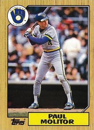 Paul Molitor #741 Baseball Cards 1987 Topps