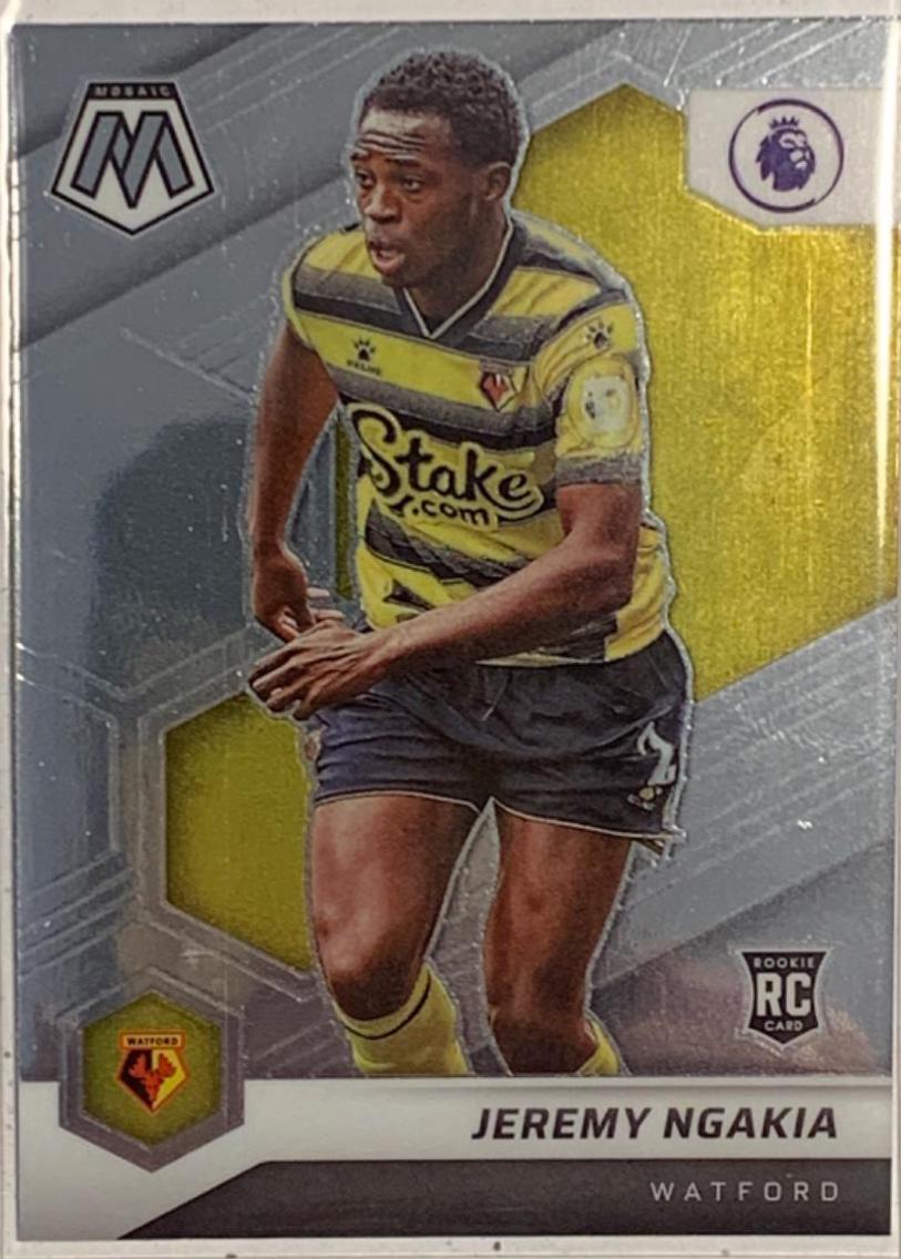 Jeremy Ngakia #45 Soccer Cards 2021 Panini Mosaic Premier League