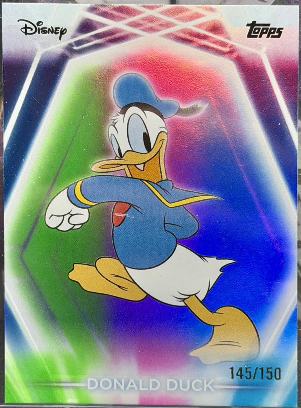 Donald Duck [Pink Green Blue] #196 Prices | 2026 Topps Disney Neon