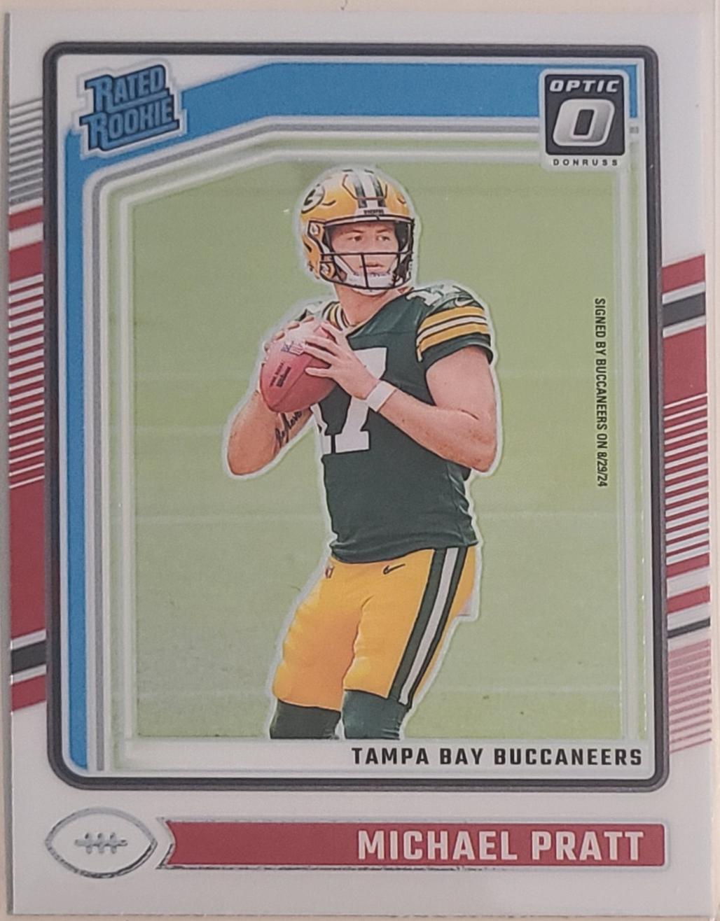 Michael Pratt #280 Football Cards 2024 Panini Donruss Optic