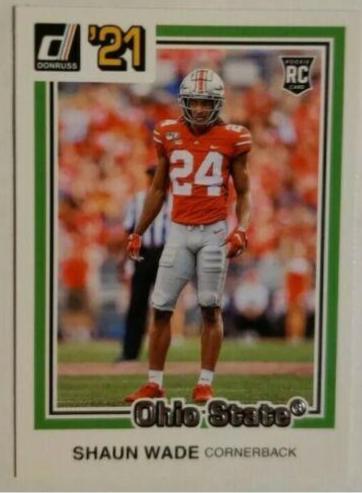 Shaun Wade #29 Football Cards 2021 Panini Chronicles Draft Picks