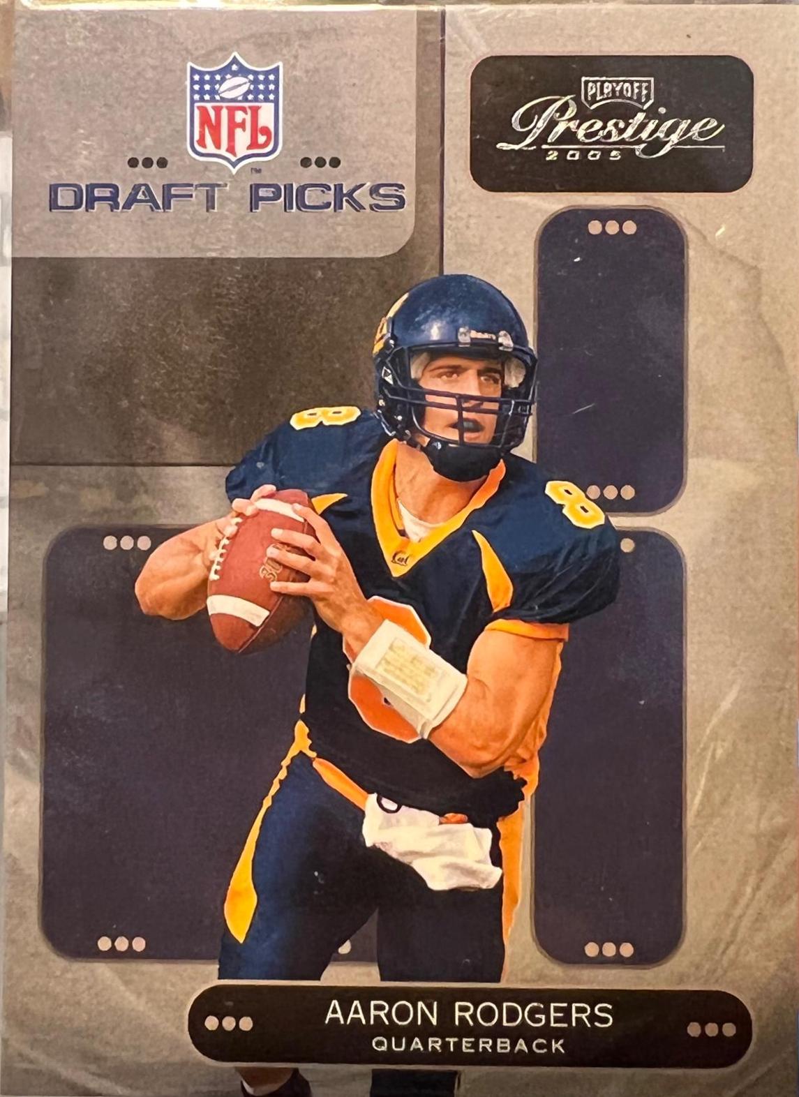 Aaron Rodgers #DP-2 Football Cards 2005 Playoff Prestige Draft Picks