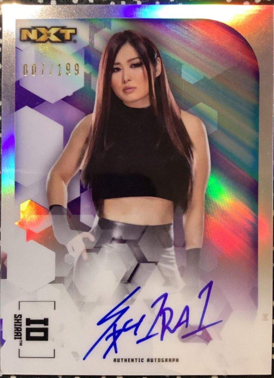 Io Shirai #A-IS Wrestling Cards 2020 Topps WWE Chrome Autographs