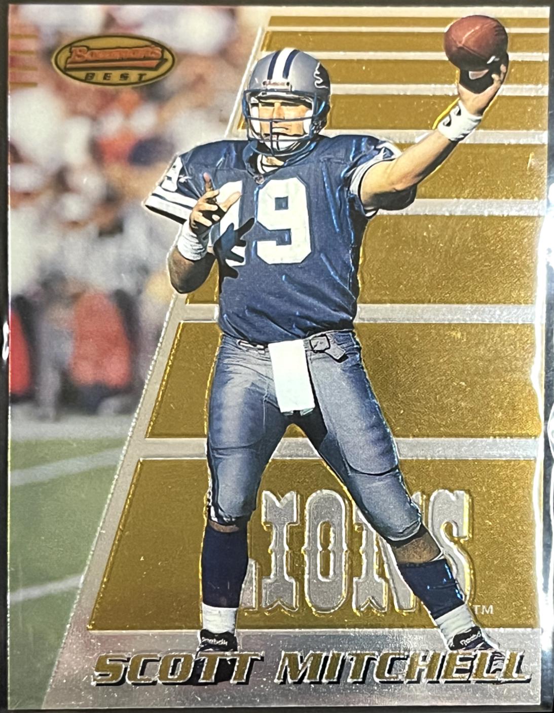 Scott Mitchell #7 Football Cards 1996 Bowman's Best