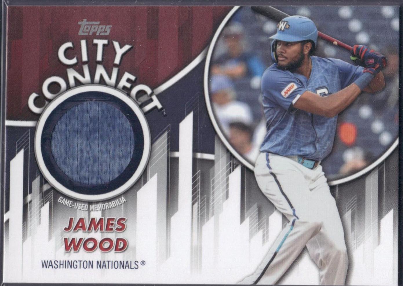 James Wood #CC2-JW 2026 Topps Series 2 City Connect Swatch Baseball