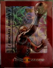 Michael Jordan #7 Basketball Cards 1997 Fleer Thrill Seekers Prices
