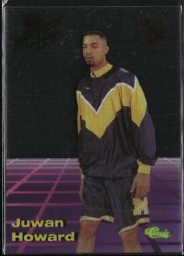 Juwan Howard #5 Basketball Cards 1995 Classic Superior Pix