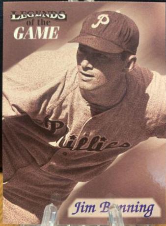 Jim Bunning #7 Baseball Cards 1998 Sports Illustrated Then & Now