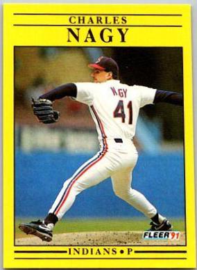 Charles Nagy #U-20 Baseball Cards 1991 Fleer Update