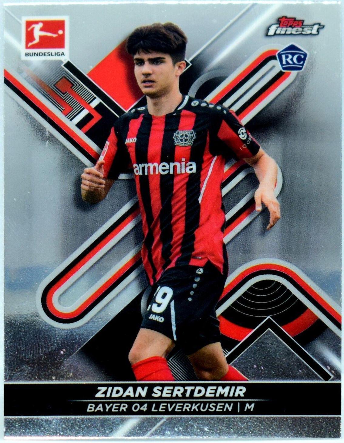 Zidan Sertdemir #100 2021 Topps Finest Bundesliga Soccer