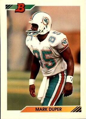 Mark Duper #17 Football Cards 1992 Bowman