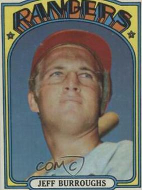 Jeff Burroughs #191 Baseball Cards 1972 Topps