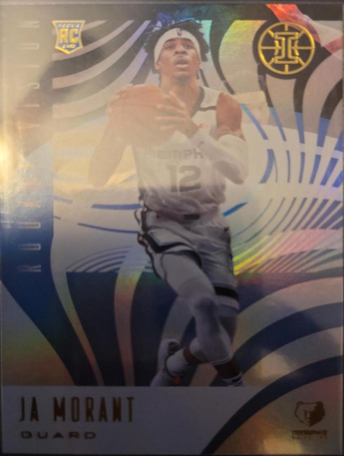 JA Morant #14 Basketball Cards 2020 Panini Illusions Rookie Visions