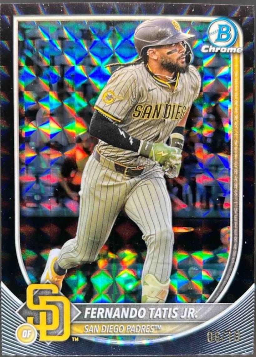 Fernando Tatis Jr. [Black Geometric Refractor] #8