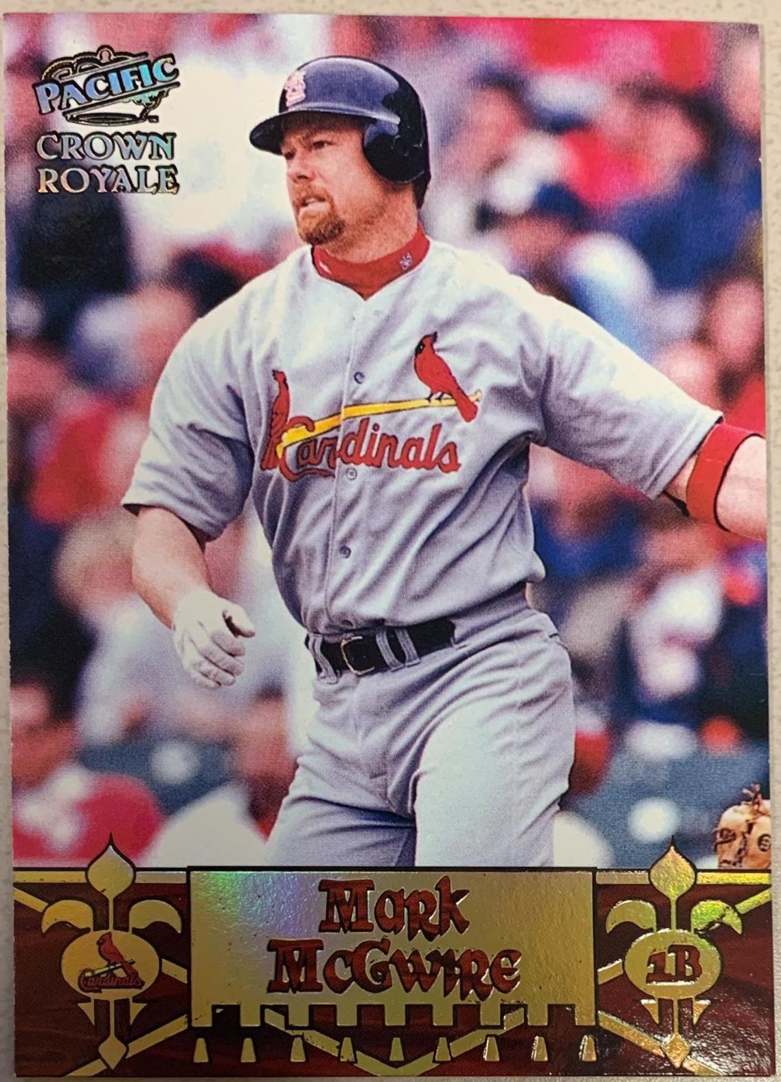 Mark McGwire [Diamond Knights] #17 Baseball Cards 1998 Pacific Crown Royale