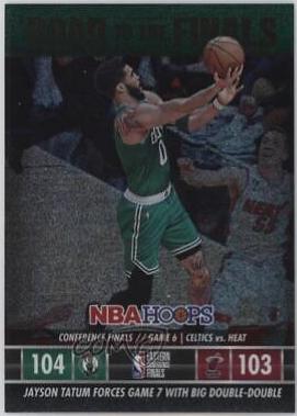 Jayson Tatum #9 Basketball Cards 2023 Panini Hoops Road to the Finals Conference