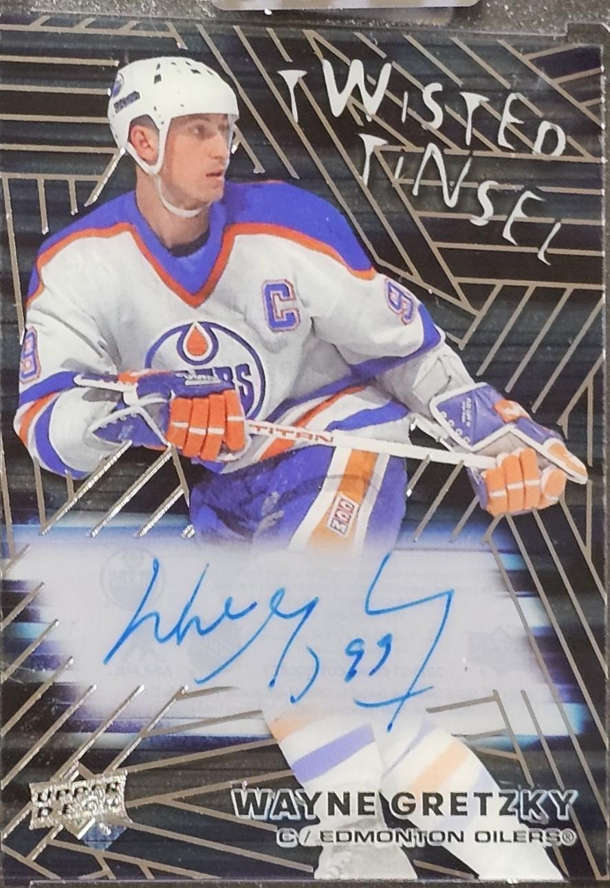 Wayne Gretzky #TT-WG 2020-21 Upper Deck Clear Cut Hockey Twisted Tinsel
