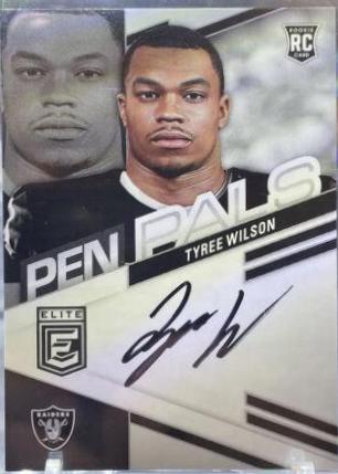 Tyree Wilson #PPTWI 2023 Panini Donruss Elite Pen Pals Autographs Football