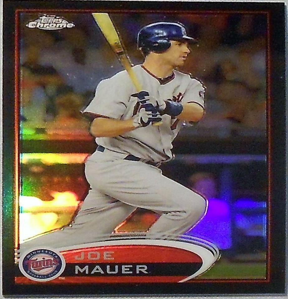 Joe Mauer [Black Refractor] #50