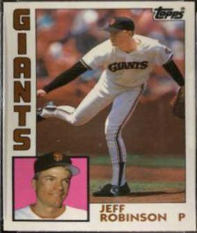 Jeff Robinson #101T Baseball Cards 1984 Topps Traded Tiffany