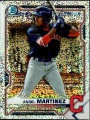 Angel Martinez [Sparkle Refractor] #BDC-34 Baseball Cards 2021 Bowman Draft Chrome Prices
