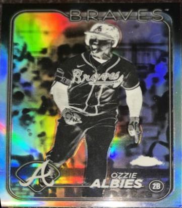 Ozzie Albies [Negative Refractor] #9