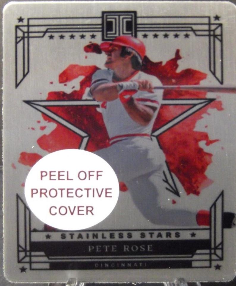 Pete Rose #6 Baseball Cards 2024 Panini Impeccable Stainless Stars