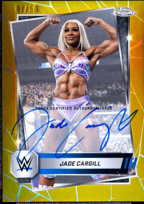 Jade Cargill [Autograph Gold Refractor] #25