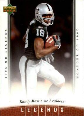 Randy Moss #28 Football Cards 2006 Upper Deck Legends