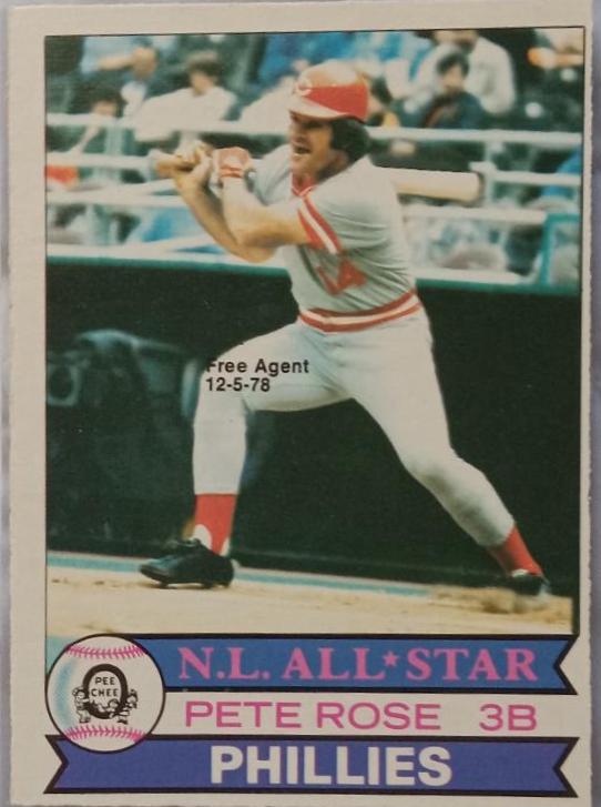 Pete Rose #343 Baseball Cards 1979 O Pee Chee