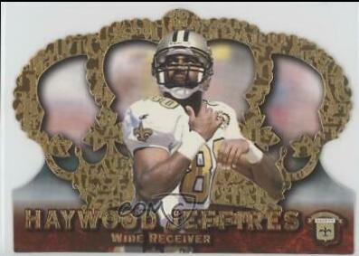 Haywood Jeffires #CR-104 Football Cards 1996 Pacific Crown Royale