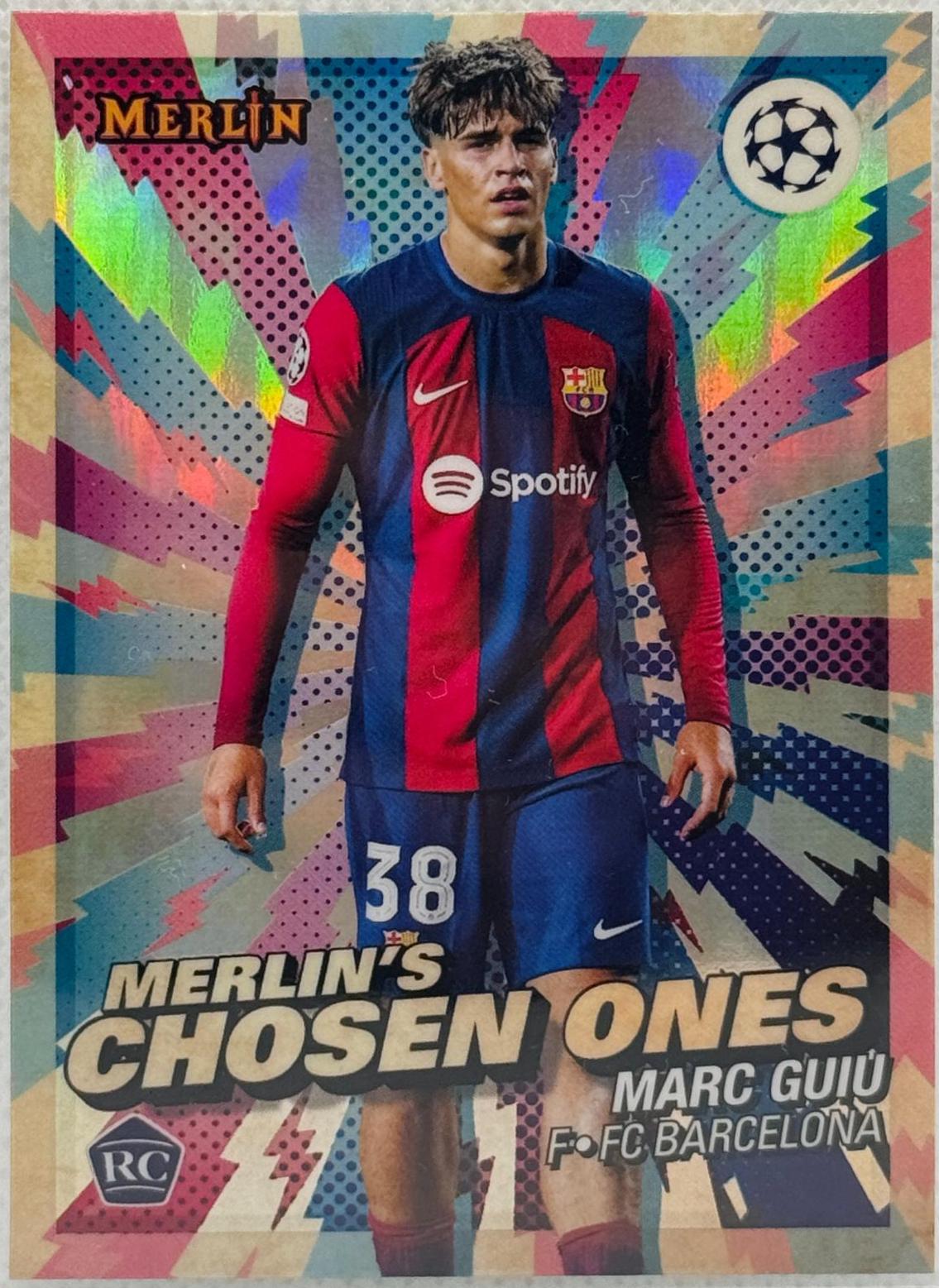 Marc Guiu #MC-6 2023 Topps Merlin UEFA Chosen One
