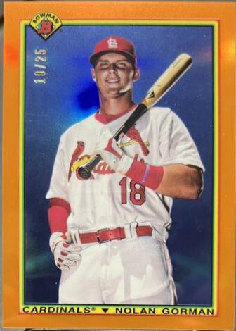 Nolan Gorman [Orange Refractor] #90BNG