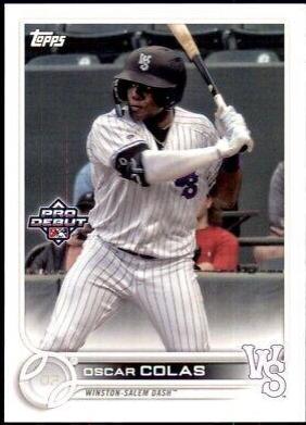 Oscar Colas #PD-153 Baseball Cards 2022 Topps Pro Debut
