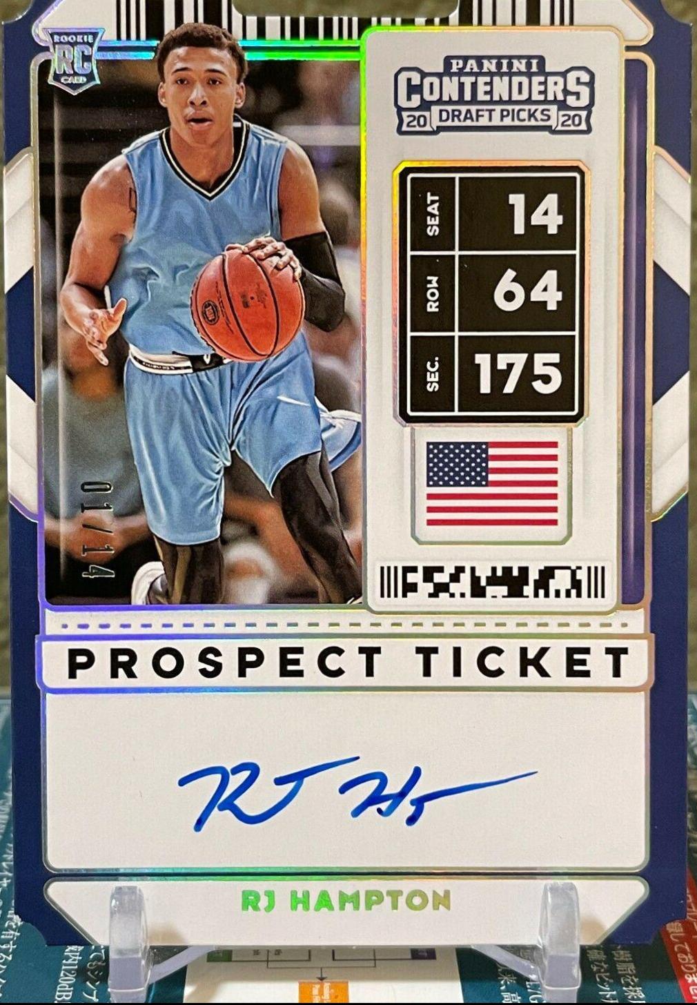 RJ Hampton #66 2020 Panini Contenders Draft Picks Basketball