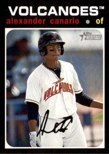 Alexander Canario #5 Baseball Cards 2020 Topps Heritage